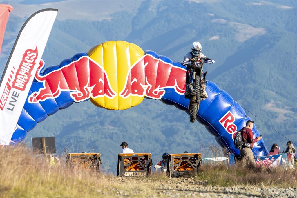 TAIMU S300R rider number 520 at the 2026 Red Bull Romaniacs